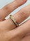Demi-alliance en or jaune 18k et diamants, 0,50 ct 58 Facettes 2408