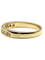 Demi-alliance en or jaune 18k et diamants, 0,50 ct 58 Facettes 2408