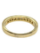Demi-alliance en or jaune 18k et diamants, 0,50 ct 58 Facettes 2408