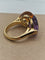 Bague contrariée en or jaune et blanc, améthyste et quartz citrin, années 1990 58 Facettes CV-154