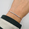 Bracelet en or blanc 18 carats serti de diamants naturels 58 Facettes #BT22