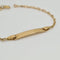 Gourmette en or jaune 18 carats 58 Facettes #BT23