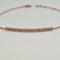 Bracelet en or rose 18 carats serti de diamants 58 Facettes #BT24