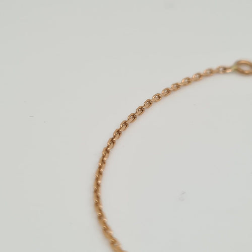 Bracelet en or rose 18 carats serti de diamants 58 Facettes #BT25