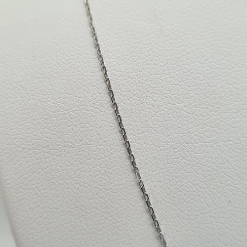 Collier - Chaîne en or blanc 18k 58 Facettes #BT30