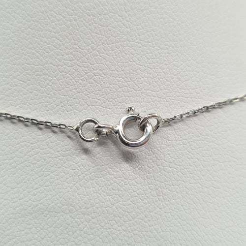 Collier - Chaîne en or blanc 18k 58 Facettes #BT30