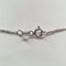 Collier chaîne en or blanc 18k 58 Facettes #BT32