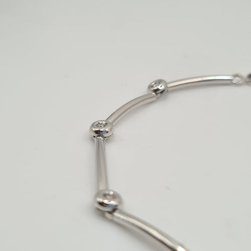 Bracelet en or blanc 18k 58 Facettes #BT36