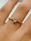 Bague solitaire en or jaune 18k avec diamant ovale de 0,35 ct 58 Facettes 2420