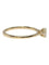 Bague solitaire en or jaune 18k avec diamant ovale de 0,35 ct 58 Facettes 2420