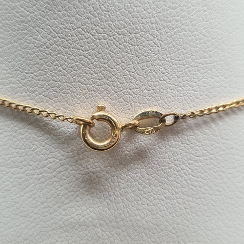Collier chaîne en or jaune 18k 58 Facettes #BT29