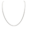 Collier - Chaîne corde en or blanc 18k 58 Facettes #BT33