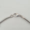 Collier chaîne en or blanc 14k 58 Facettes #BT36