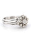 Bague 57 Bague ancienne en or blanc et diamants 58 Facettes 13367