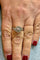 Bague 57 Bague ancienne en or blanc et diamants 58 Facettes 13367