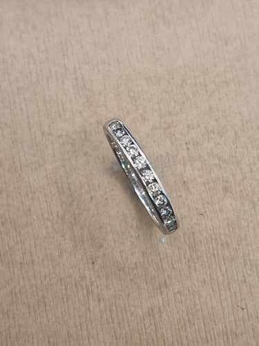 Tiffany & Co. - Alliance demi-éternité en platine 58 Facettes CV-156