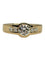 Bague solitaire en or jaune 18k, diamants 1 ct 58 Facettes 2407