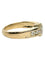 Bague solitaire en or jaune 18k, diamants 1 ct 58 Facettes 2407