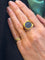 Bague 54 Hermès - Bague chevalière en corozo et métal doré 58 Facettes BS228