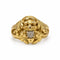 Bague Art nouveau en or jaune 750‰ et diamant taille ancienne 58 Facettes 260286R