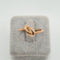 Bague nœud en or rose 18k 58 Facettes #4135