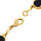 Van Cleef & Arpels Alhambra - Bracelet 5 motifs en or jaune 18k et onyx 58 Facettes 2648