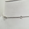 Collier chaîne en or blanc 14k avec diamants naturels 58 Facettes #2789