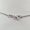 Collier chaîne en or blanc 14k avec diamants naturels 58 Facettes #2789
