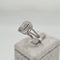 Bague en or blanc 18k avec diamants 58 Facettes #BT41