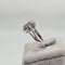 Bague en or blanc 18k avec diamants 58 Facettes #BT41