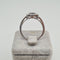 Bague en or blanc 18k avec diamants 58 Facettes #BT41