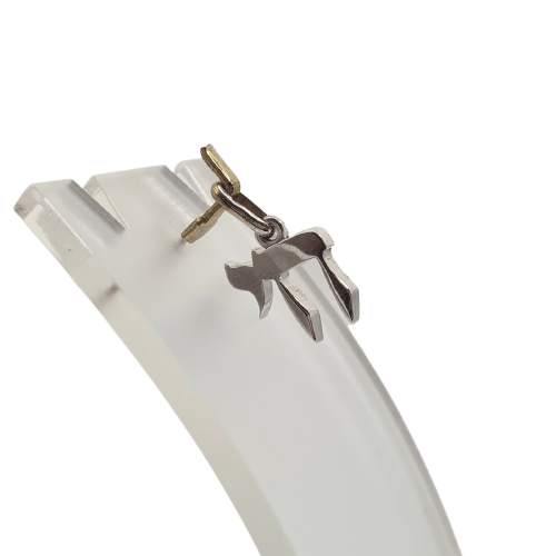 Rai - Pendentif en or blanc 18k 58 Facettes #BT42