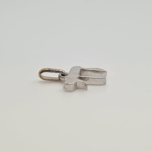 Rai - Pendentif en or blanc 18k 58 Facettes #BT42