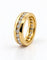 Bague 53 Alliance en or jaune 18 carats, tour complet de diamants sertis rail 58 Facettes Tc