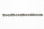 Bracelet Art déco en or blanc, émeraudes et diamants, env. 4,30 ct 58 Facettes 13446