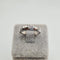 Bague alliance en or blanc 18 carats avec diamant 58 Facettes #BT6
