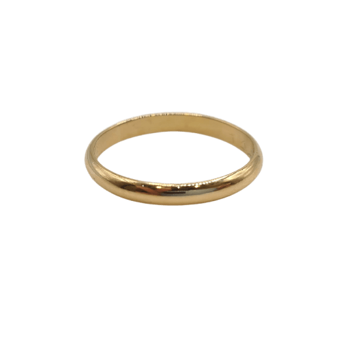 Alliance en or jaune 18k 58 Facettes #BT8