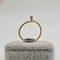 Bague solitaire en or jaune 18k 58 Facettes #BT12