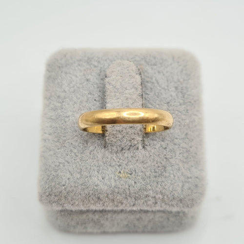 Bague alliance en or jaune 18 carats 58 Facettes #BT13