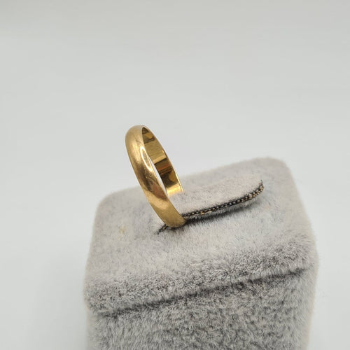 Bague alliance en or jaune 18 carats 58 Facettes #BT13