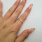 Bague alliance en or rose 18 carats 58 Facettes #BT14