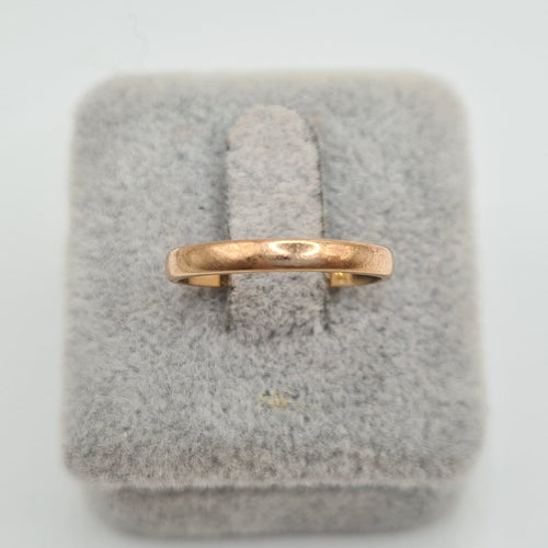 Bague alliance en or rose 18 carats 58 Facettes #BT14