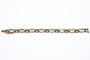 Bracelet vintage en or jaune et aigues-marines, années 1950-1960 58 Facettes 13585
