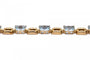 Bracelet vintage en or jaune et aigues-marines, années 1950-1960 58 Facettes 13585