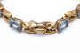 Bracelet vintage en or jaune et aigues-marines, années 1950-1960 58 Facettes 13585