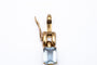 Bracelet vintage en or jaune et aigues-marines, années 1950-1960 58 Facettes 13585