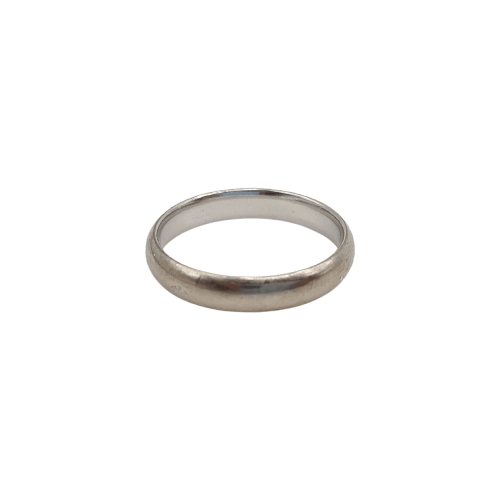 Bague alliance en or blanc 18 carats 58 Facettes #BT15