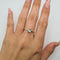 Bague solitaire en or jaune 58 Facettes #BT17