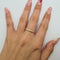 Bague alliance en or jaune 58 Facettes #BT18