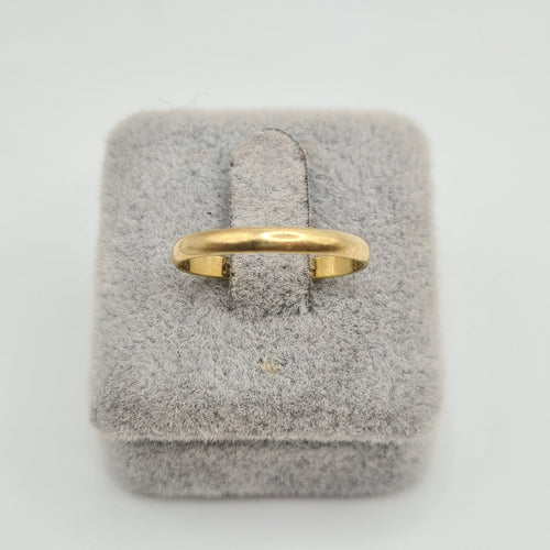 Bague alliance en or jaune 58 Facettes #BT18
